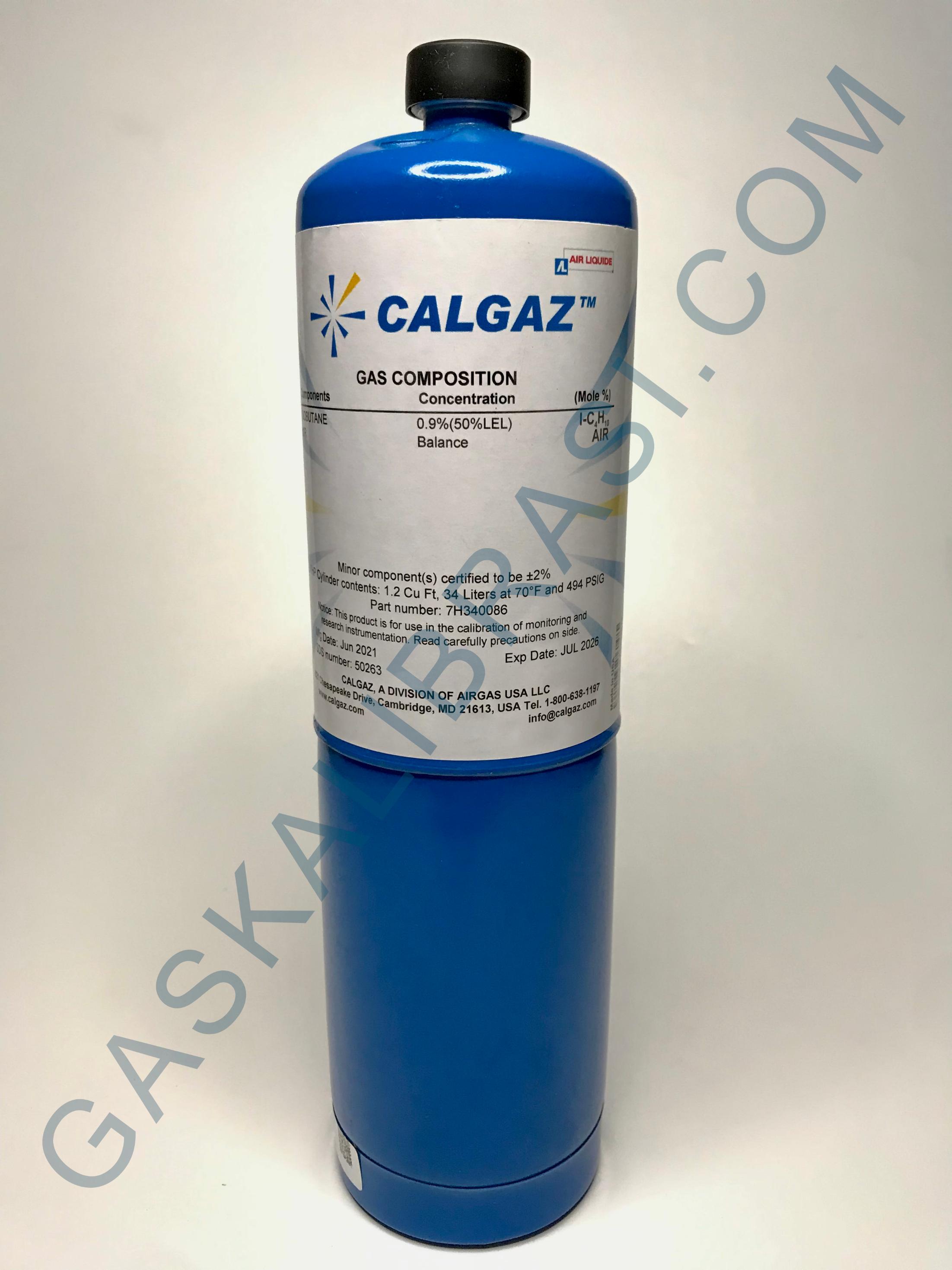 Gaskalibrasi - GAS KALIBRASI / SPAN GAS CALGAZ (SINGLE GAS) 34 LITERS