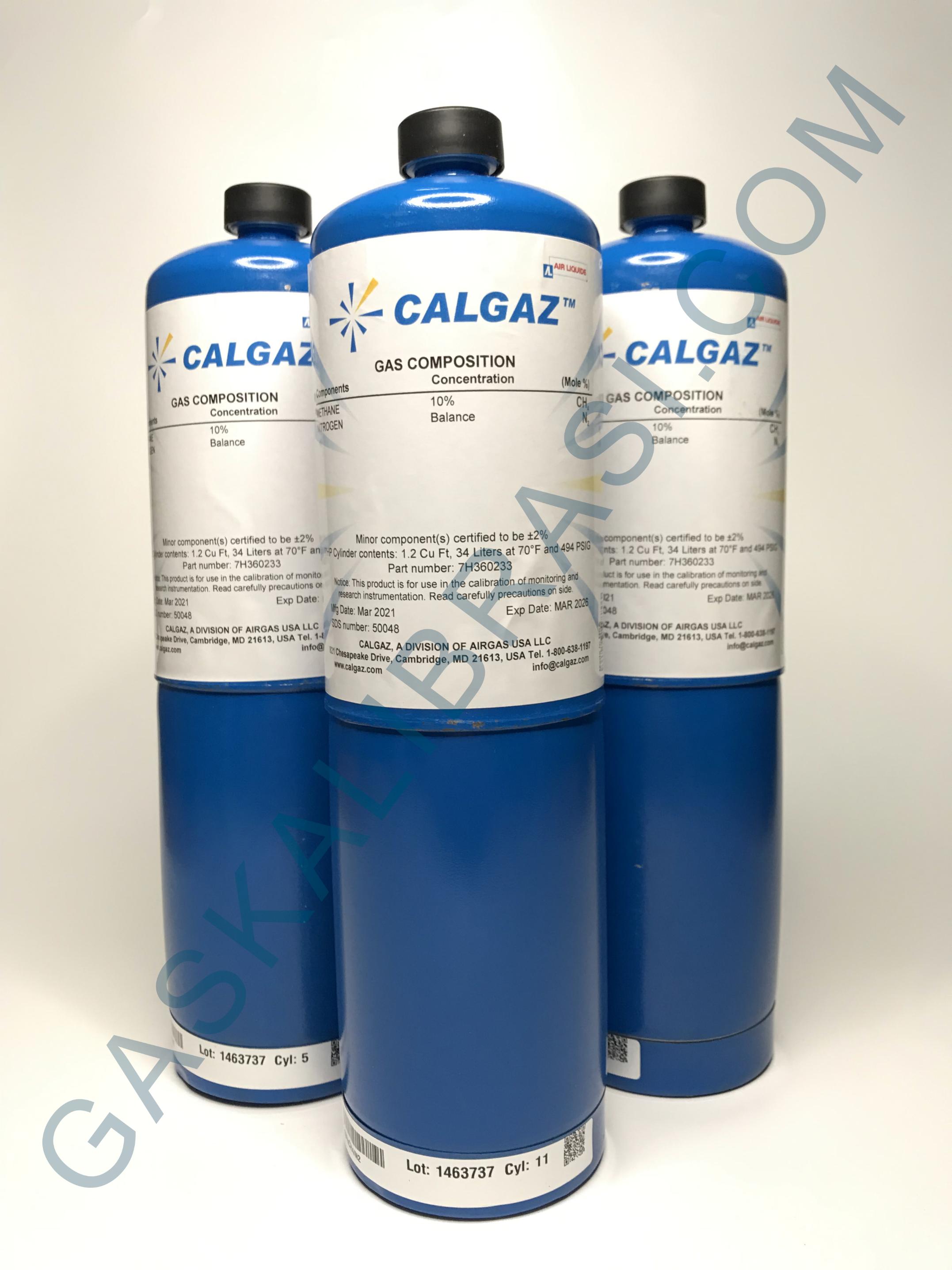 GAS KALIBRASI / SPAN GAS CALGAZ (SINGLE GAS) 34 LITERS - Gas Kalibrasi